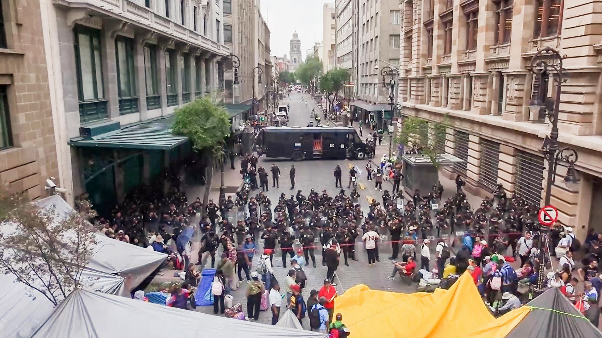 Paro nacional de la CNTE.